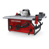 CRAFTSMAN 10-in 15-Amp Portable Jobsite Table Saw with Folding Stand