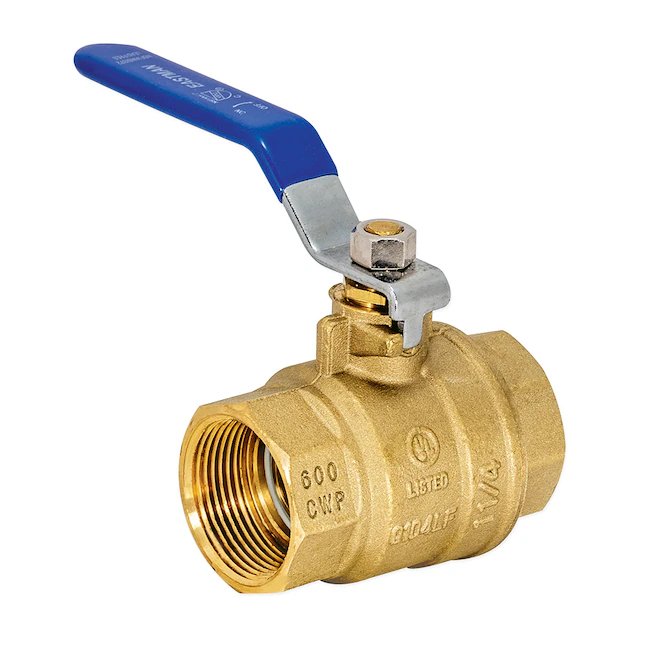 Eastman 1-1/4 in. IPS Heavy-Duty Full Port Ball Valve