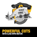 DeWalt 20-volt Max 6-1/2-in Cordless Circular Saw (Tool Only)