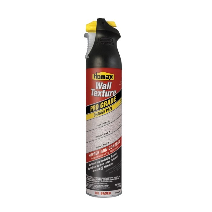 Homax 4555 Pro Grade Aerosol textura de pared a base de aceite (cáscara de naranja 25 oz)