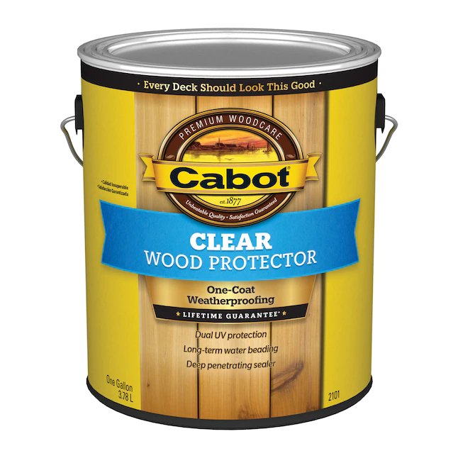 Cabot Wood Protector Clear Exterior Wood Stain (1 galón)