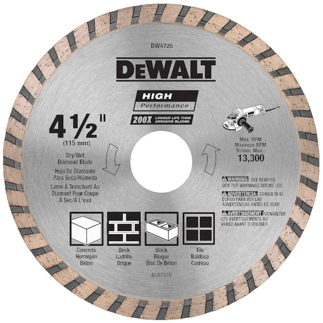 DeWalt  Diamond 4.5-in Grinding Wheel