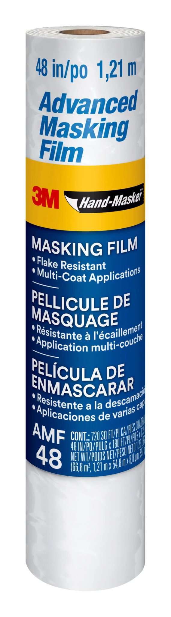 3M Hand-Masker 48 pulg. x 180 pies x 0.4 mil Película de enmascaramiento avanzada