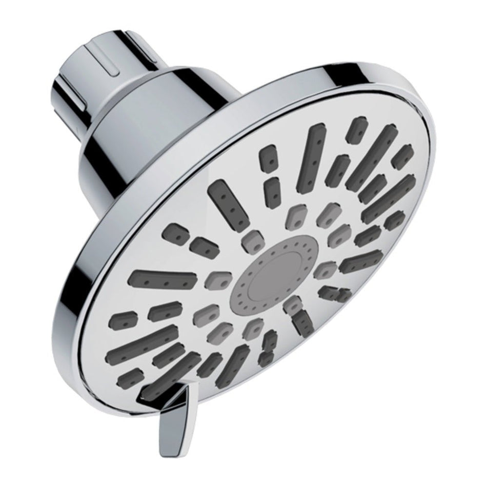 EZ-FLO  2.0 GPM – ABS Shower Head – 5-Function Spray Pattern (Chrome)