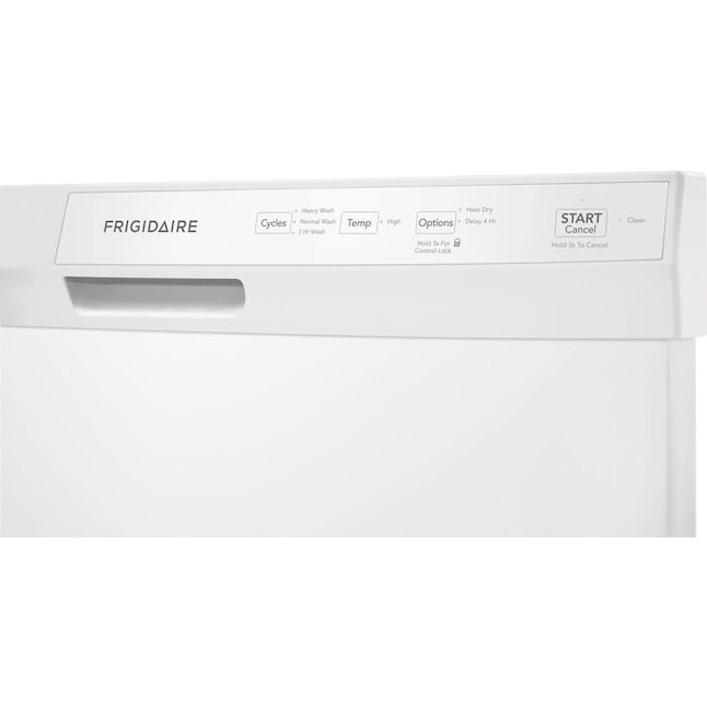 Frigidaire Front Control 24-in Built-In Dishwasher (White)