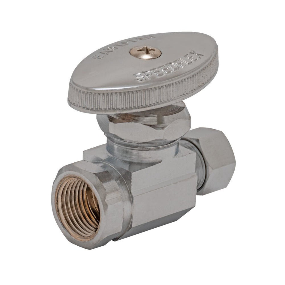 Eastman Multi-Turn Stop Valve – 3/8 in. FIP x 3/8 in. OD Comp