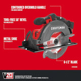 CRAFTSMAN V20 20-volt Max 6-1/2-in Cordless Compact Circular Saw (Tool Only)