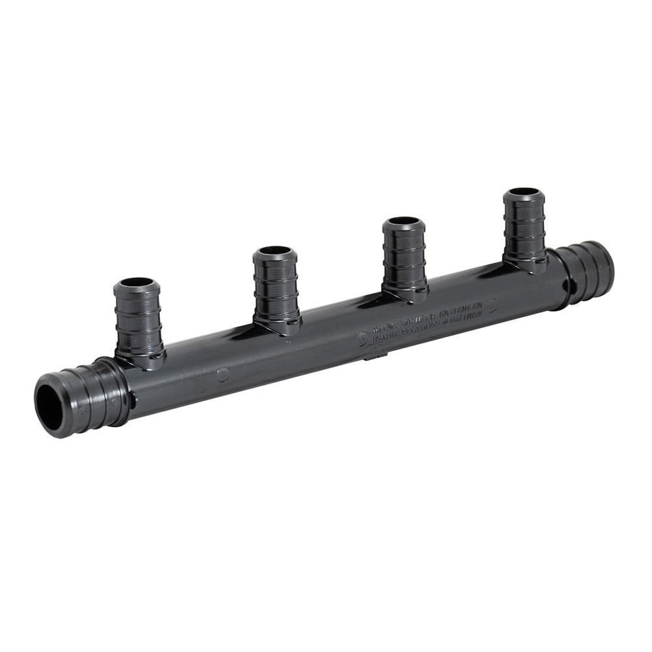 Eastman 4-Port F2159 PEX Open Manifold – 3/4 In. x 1/2 In.