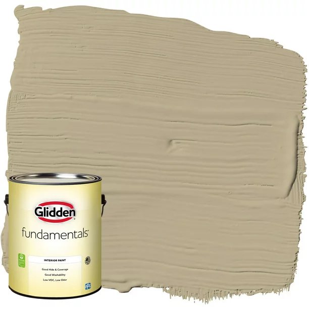 Látex interior Glidden Fundamentals Grab-N-Go, semibrillante (Prairie Dust, 1 galón) 