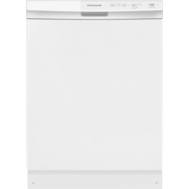 Frigidaire Front Control 24-in Built-In Dishwasher (White)