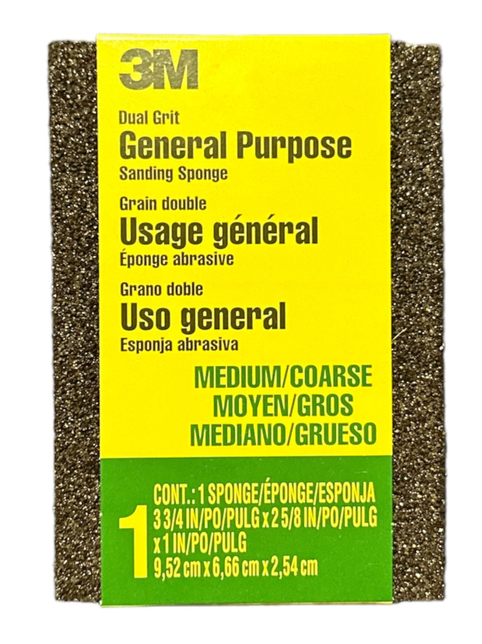 Esponja de lijado de uso general 3M (grano medio/grueso)