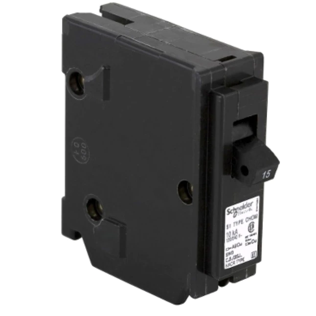 Square D  Homeline 15-Amp 1-Pole Standard Trip Circuit Breaker