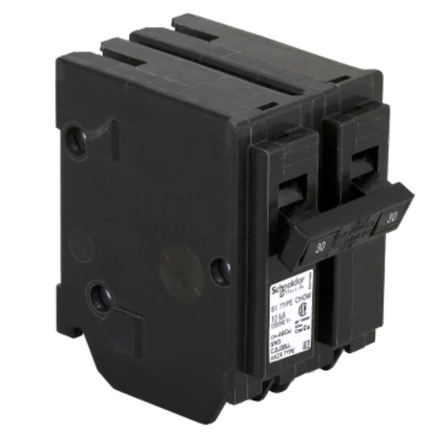 Square D  Homeline 30-Amp 2-Pole Standard Trip Circuit Breaker