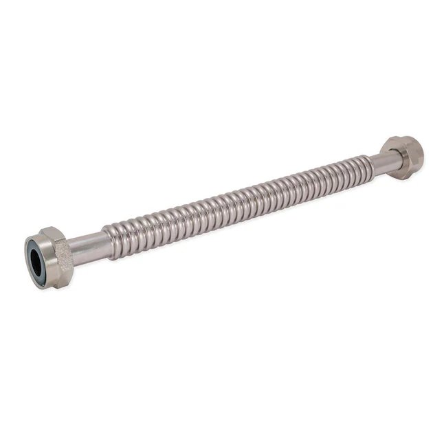 Eastman 1-in. FIP x 1-in. FIP Stainless Steel Corrugated Water Softener Connector (24-in. Length)