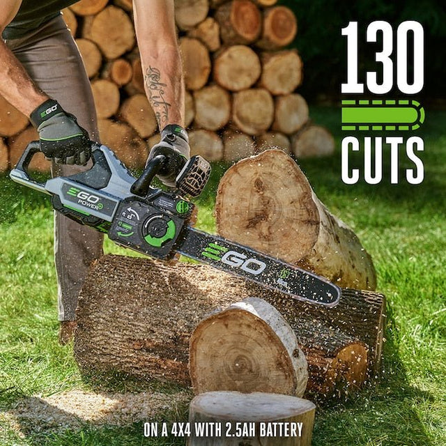 EGO POWER+ 56-volt 16-in Brushless Cordless Electric Chainsaw 2.5 Ah (Battery & Charger Included)