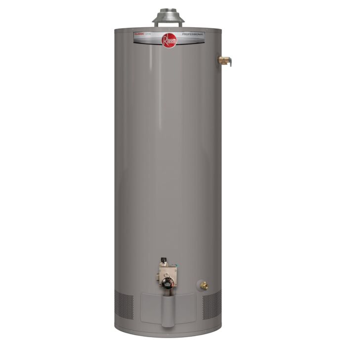 Rheem Rendimiento 29 Gal. Calentador de agua con tanque de gas natural, residencial, atmosférico, alto, 6 años, 32 000 BTU