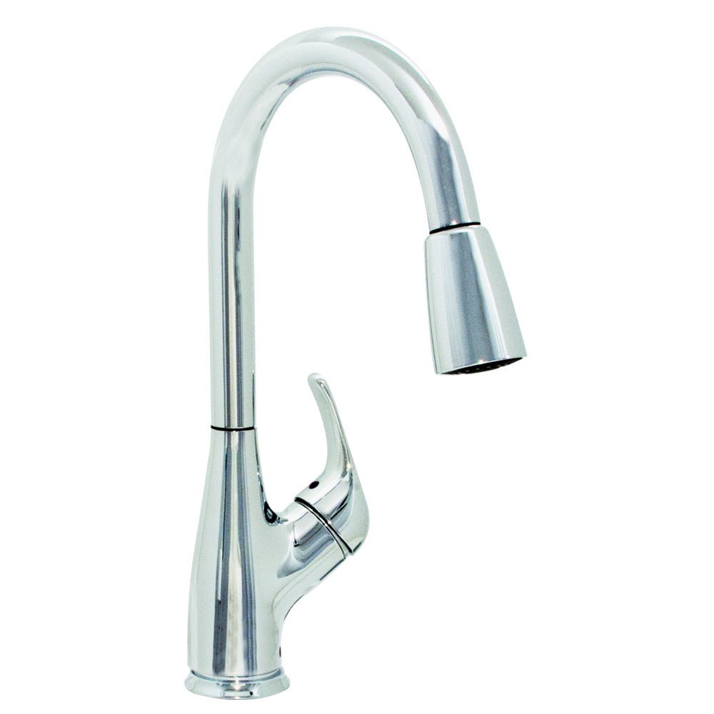 Eastman Pull-Down Kitchen Faucet in Chrome