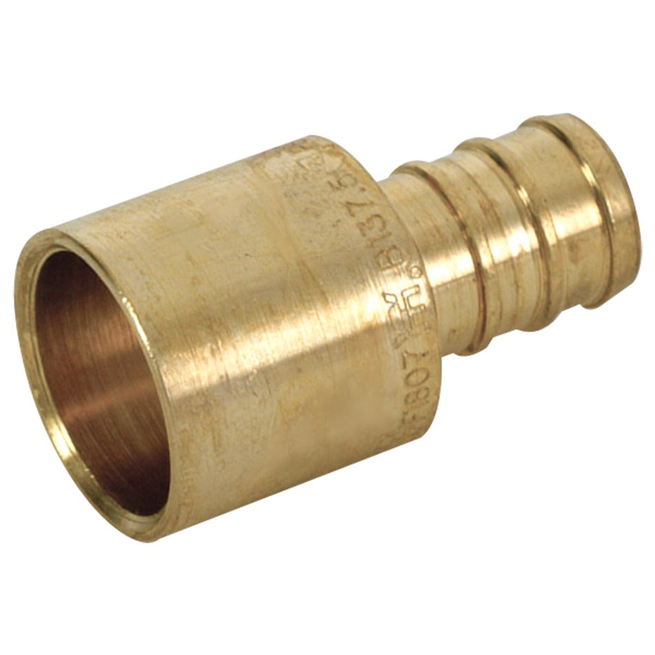 Eastman Brass Crimp PEX Female Adapter – 3/4 in. PEX x 1/2 in. Sweat