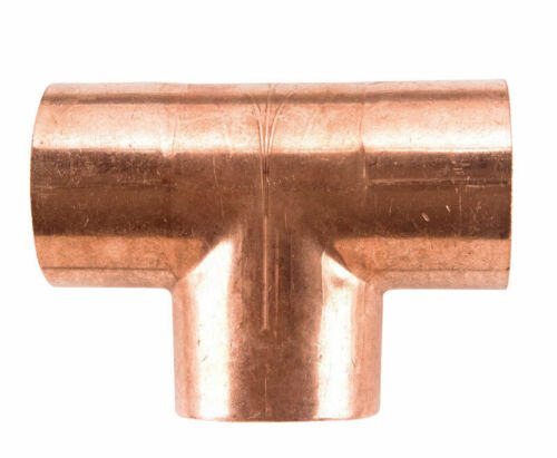 2" x 2" x 2"  Copper Tee