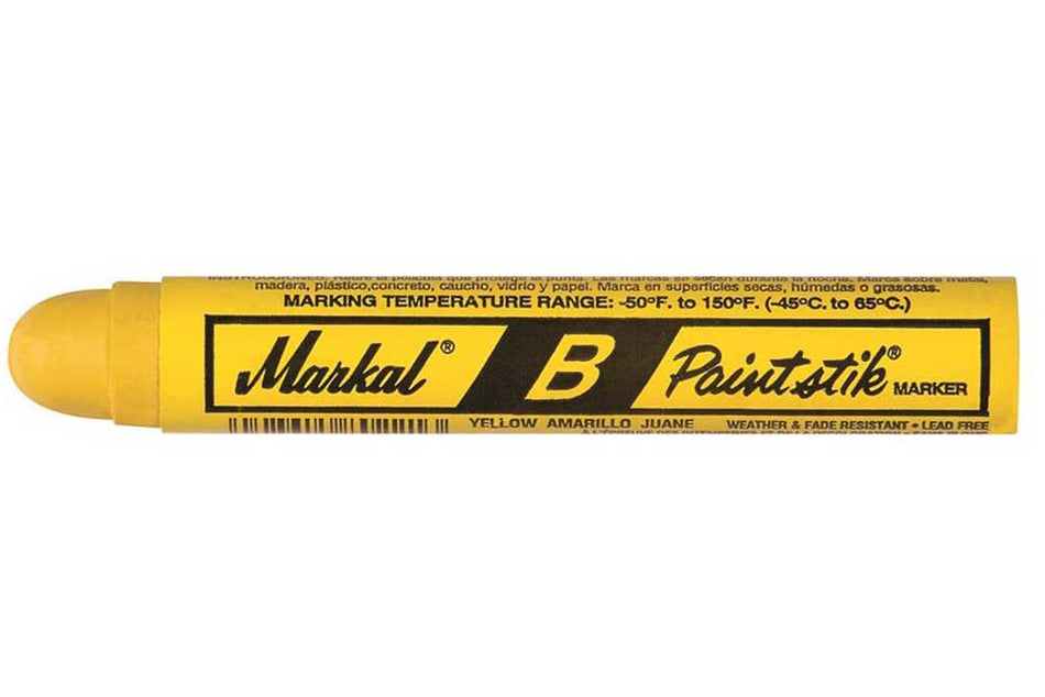 Marcadores Markal® B® Paintstik® - Amarillo