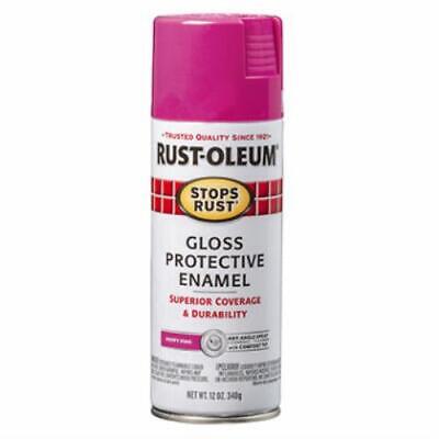 Rust-Oleum Stops Rust Gloss Poppy Pink Sprühfarbe (Nettogewicht: 12 oz)