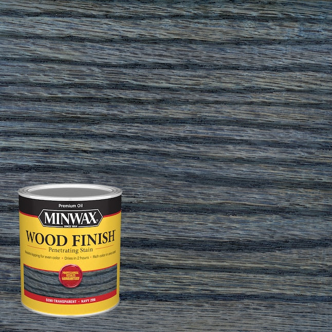 Minwax  Wood Finish Oil-Based Navy Semi-Transparent Interior Stain (1-Quart)