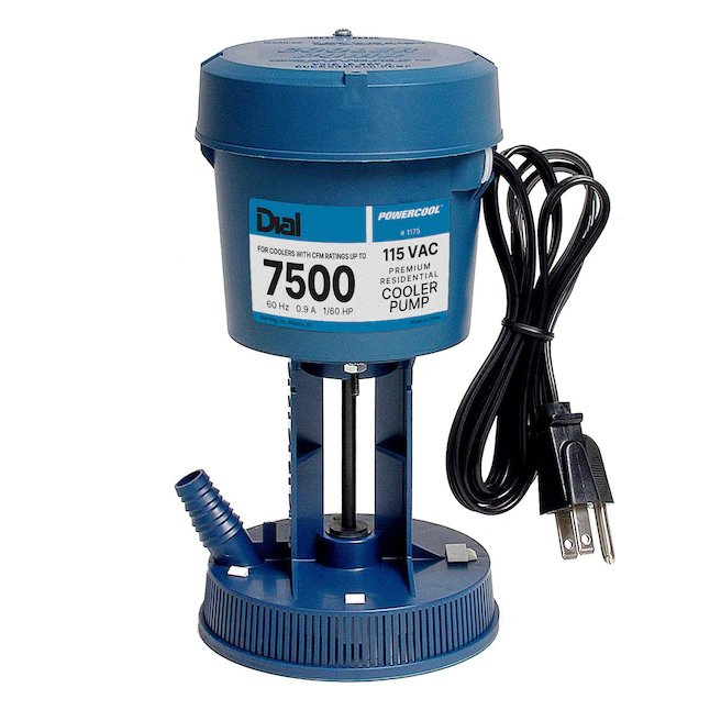 Dial® 7,500 CFM 115V Evaporative Cooler Pump With Cord