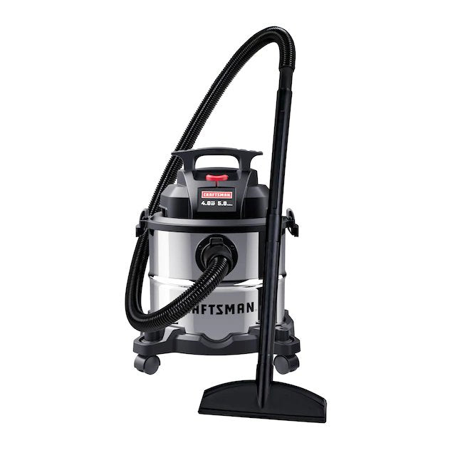 CRAFTSMAN  5-Gallons 4-HP Corded Wet/Dry Shop Vacuum with Accessories Included