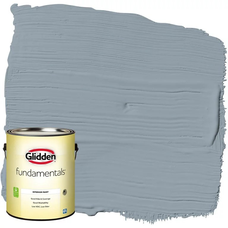 Glidden Fundamentals Grab-N-Go-Innenwandfarbe, Quicksilver, (Eierschale, 1 Gallone) 