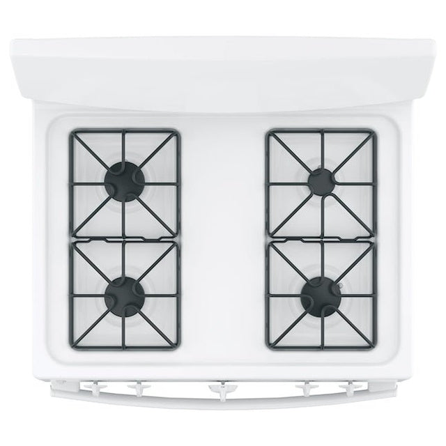 GE  30" 4-Burners 4.8-cu ft Gas Range (White)