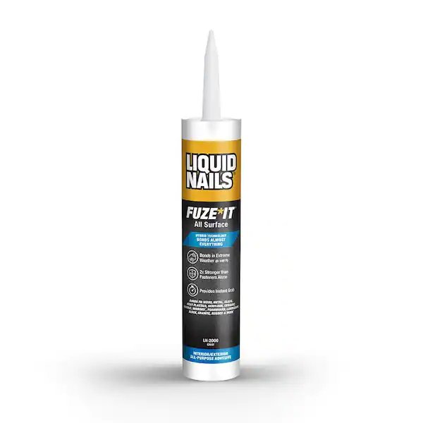 Liquid Nails Fuse It Adhesivo para la construcción de todas las superficies - 9oz