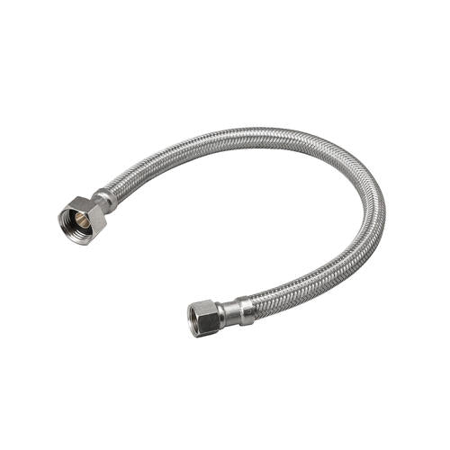 Eastman 1/2 in. Comp. x 1/2 in. FIP Braided Stainless Steel Faucet Connector (20 in. Length)