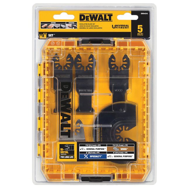 DeWalt  5-Piece Oscillating Blade Set