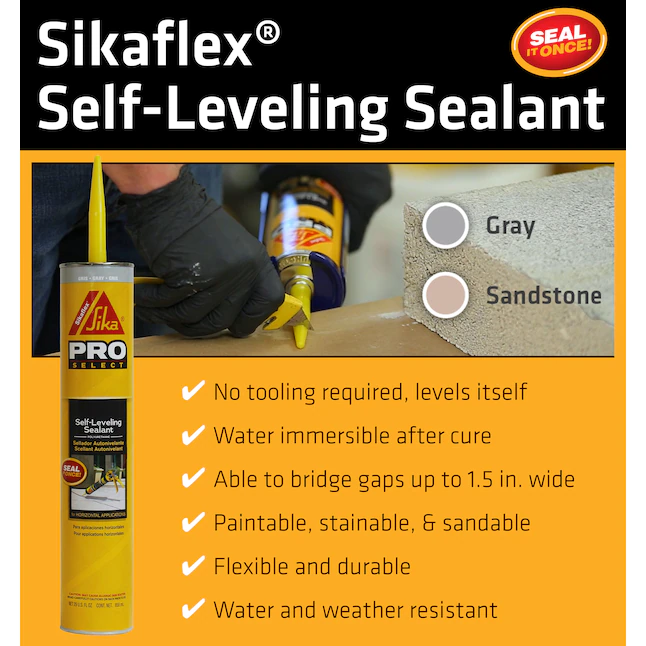 Sika Grey schnell abbindendes Polyurethan-Dichtungsmittel, 29 fl oz