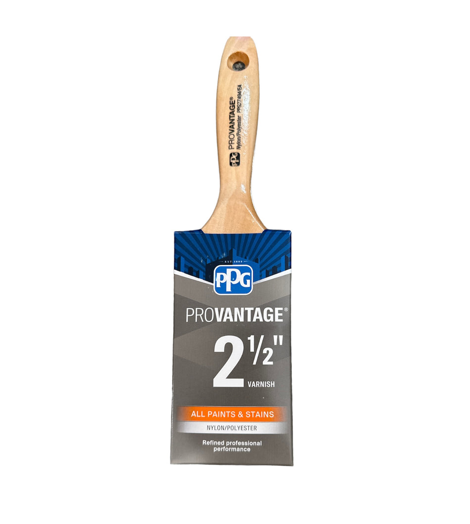 PPG ProVantage 2.5 in. Flat Varnish Brush