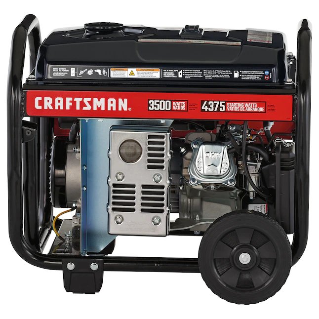 CRAFTSMAN Generador portátil de gasolina de 3500 vatios