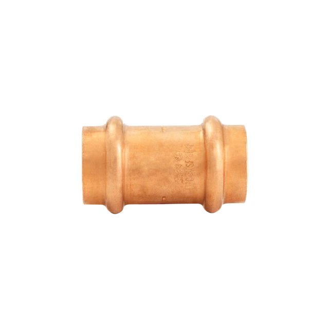 3/4 in. x 3/4 in. Copper Press x Press Pressure Coupling with Stop