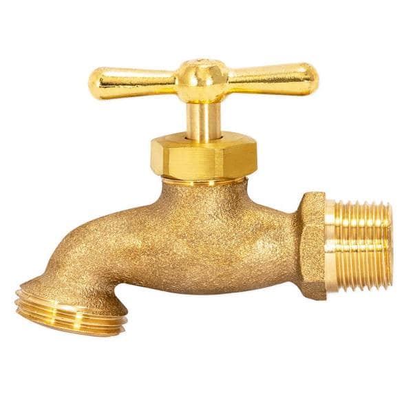 EZ-FLO Brass Hose Bibb 1/2 in. MIP x 1/2 in. MHT