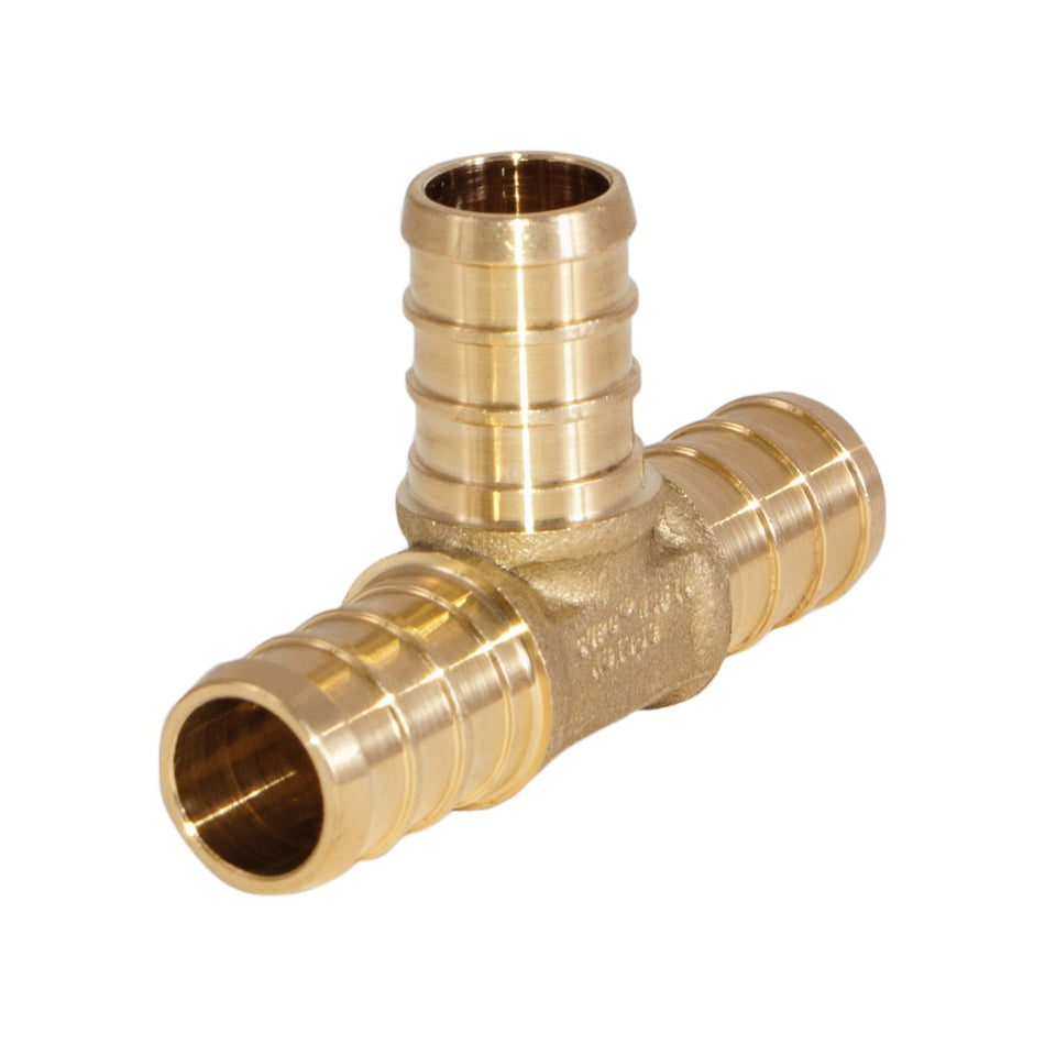 Eastman Brass Crimp PEX Tee – 1/2 in. PEX x 1/2 in. PEX x 1/2 in. PEX