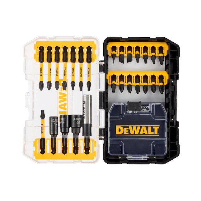 Juego de puntas de destornillador de impacto DeWalt FlexTorq de 26 piezas de 1/4 pulg.