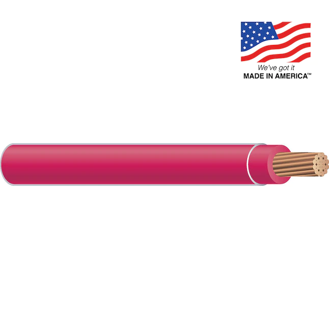 Southwire 500-ft 10-AWG Stranded Red Copper THHN Wire