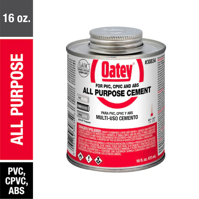 Oatey 16-fl oz Clear All-purpose Cement