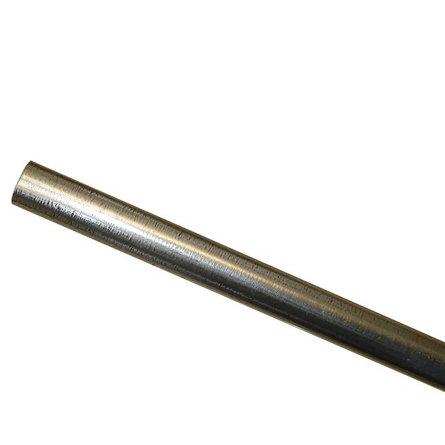 7 Fuß H x 2 Zoll B 16-Gauge-Zaunpfosten aus silberverzinktem Stahl mit Kettengliedern 