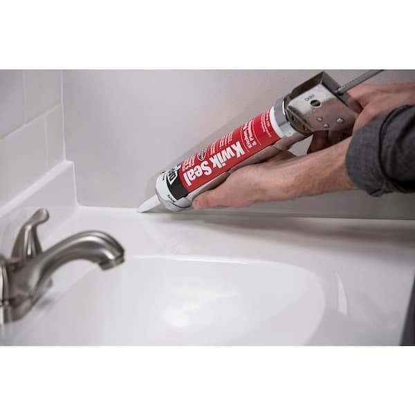 Dap 18032 Kwik Seal Kitchen & Bath Adhesive Caulk, 10.1 oz - White