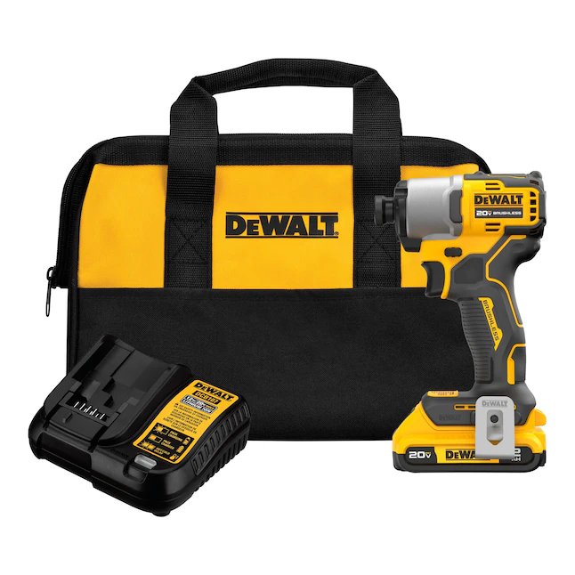 DEWALT 20 V Max 20 V Max bürstenloser Schlagschrauber (1 Akku im Lieferumfang enthalten, Ladegerät im Lieferumfang enthalten und Softtasche im Lieferumfang enthalten)