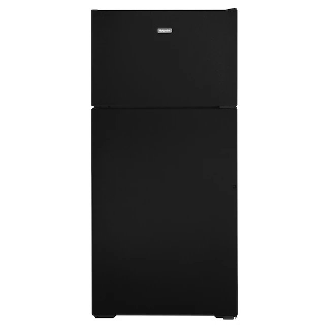 Hotpoint 15.6-cu ft Top-Freezer Refrigerator (Black)