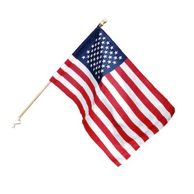 Independence Flag 4-ft W x 2.5-ft H American Flag Kit