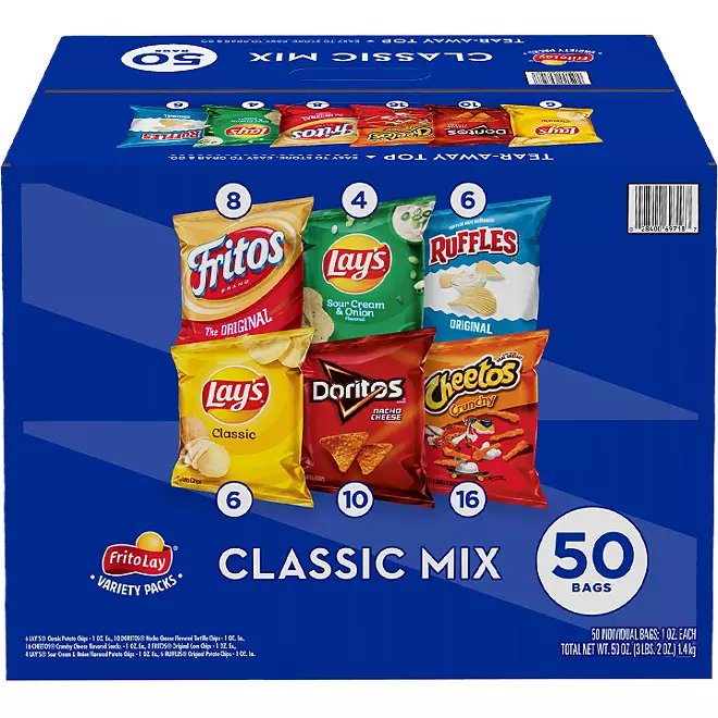 Frito-Lay Classic Mix Sortenpaket (50 Pck.)