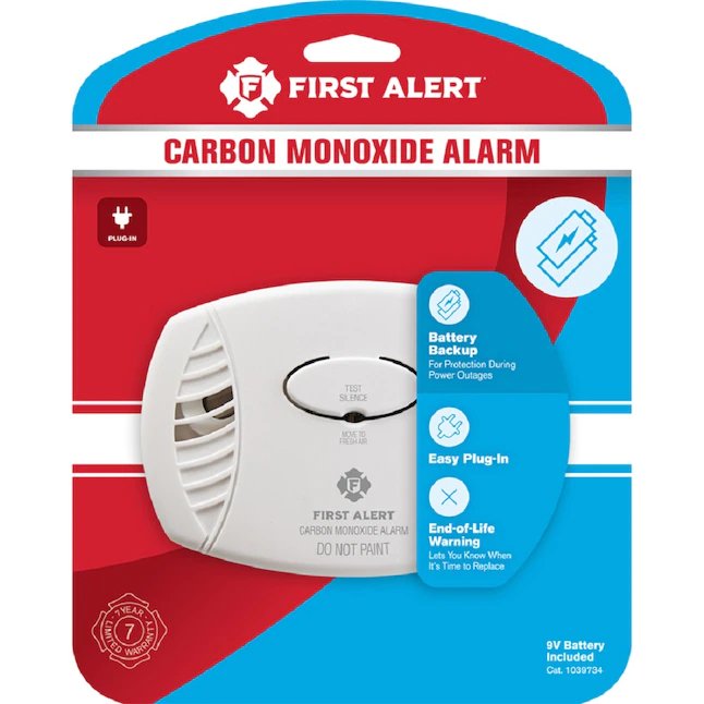 First Alert  Plug-in Carbon Monoxide Detector