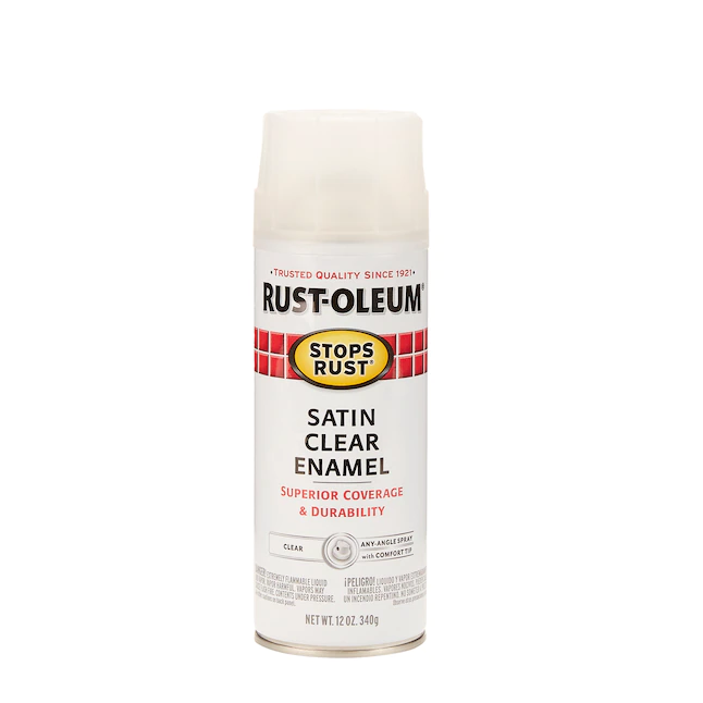 Rust-Oleum Stops Rust Satin Clear Sprühfarbe (NETTOGEWICHT. 12-oz)